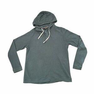 Free Fly Mens Bamboo Waffle Hoodie Teal XXL